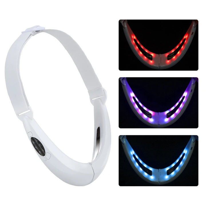 V Face Massager Portable Facial Massage Device Rechargeable LED Display Facial Beauty Instrument 5 Modes
