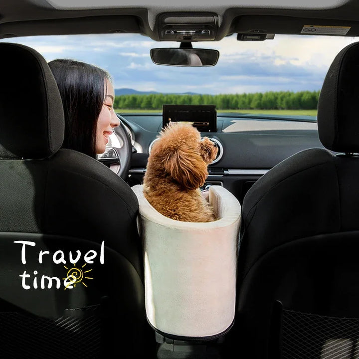 Portable Bed for Cats and Dogs  Safety Seat with Central Control for Car