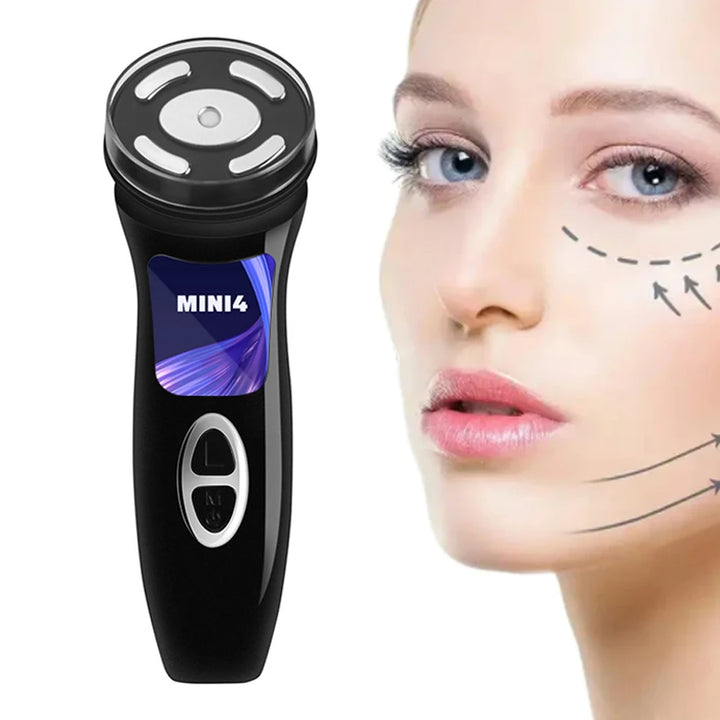 Lifting Machine 4 In 1 Ultrasound Anti-aging Facial Massager Skin Tightening Skincare Device