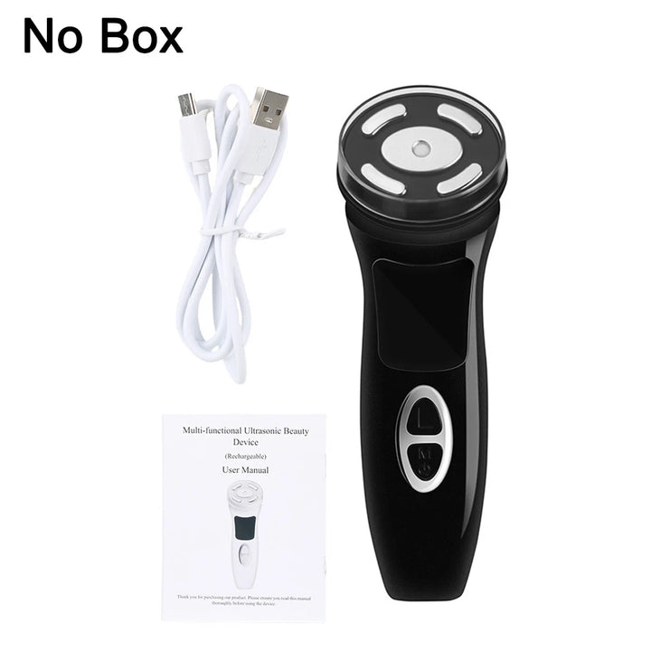 Lifting Machine 4 In 1 Ultrasound Anti-aging Facial Massager Skin Tightening Skincare Device