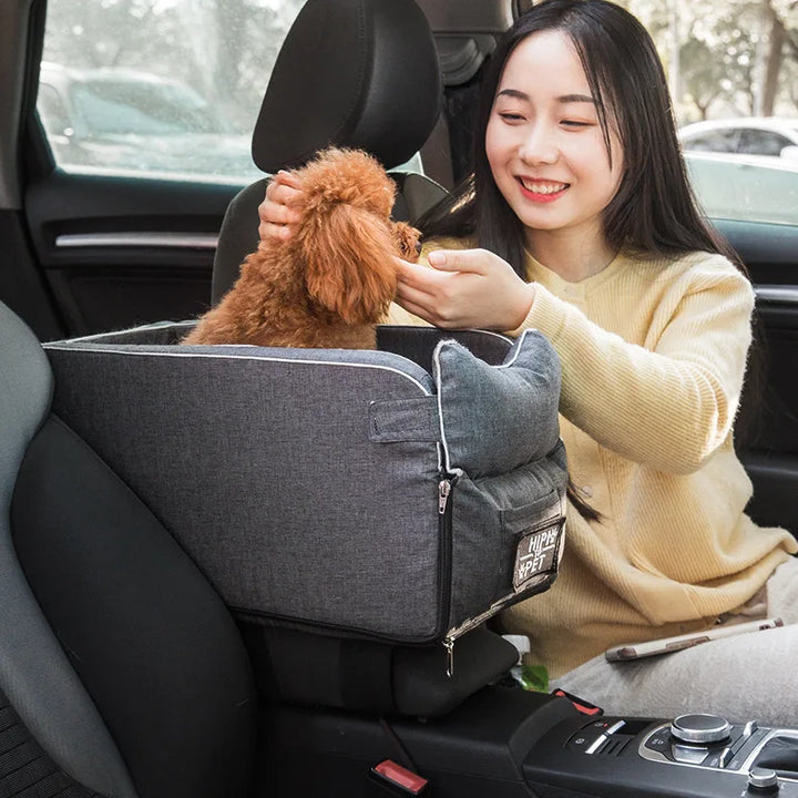 Portable Bed for Cats and Dogs  Safety Seat with Central Control for Car