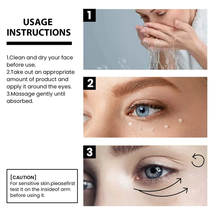EELHOE Anti Wrinkle Eye Cream Remove Eye Bags Puffiness Lifting Firming Smooth Skin Care Moisturizing Instant Eye Massage Cream