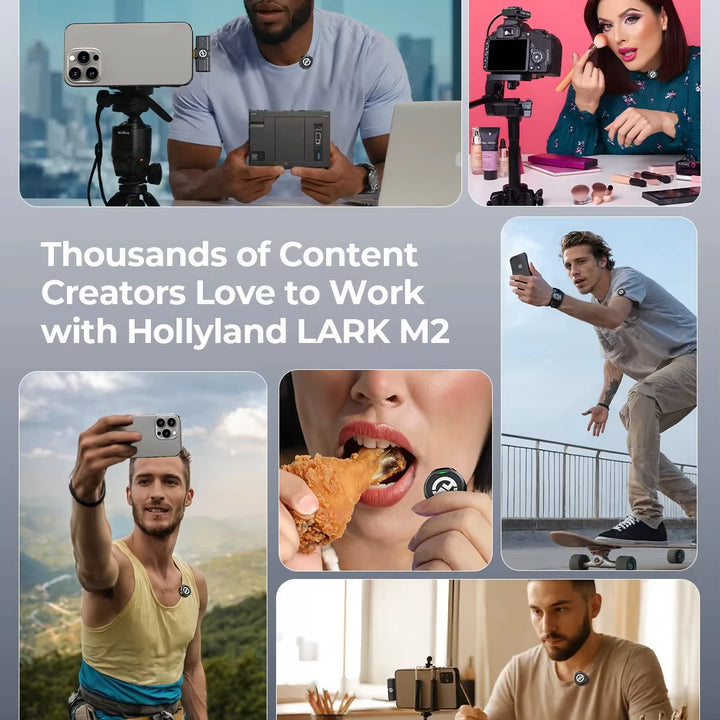 Hollyland Lark M2 Wireless Lavalier Microphone