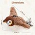 Interactive Cat Toy Flapping Bird with Catnip