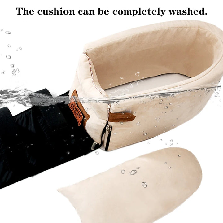 Portable Bed for Cats and Dogs  Safety Seat with Central Control for Car