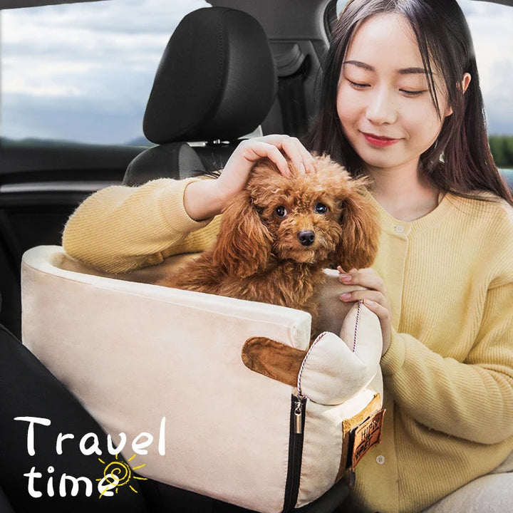 Portable Bed for Cats and Dogs  Safety Seat with Central Control for Car